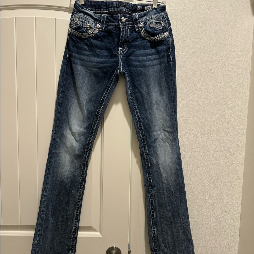 Miss Me Blue Boot Cut Jeans